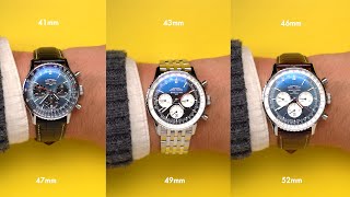 All Three 2022 Breitling Navitimer sizes are doing things to me