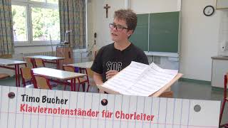 Bucher Timo | Klaviernotenständer für Chorleiter