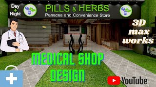 Pills & herbs medical shop design  #mumbai project #interior designer