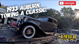 1933 Auburn. Towing a classic.