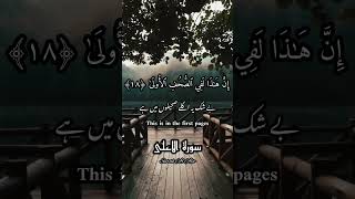 Surah Al Ala, سورۃ الاعلی۔ #qurancover #holyquran #nature #full_hd_video #freequraneducation