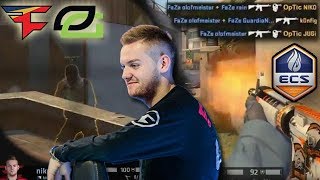 Niko Boost Tactics! Olofmeister Sneaky 3K! FaZe Highlights VS Optic Gaming