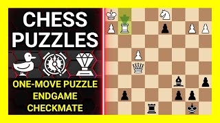 Chess Puzzles to Practice. Themes: One-move puzzle, Endgame, Checkmate. Learn Chess