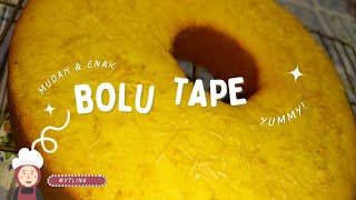 Olahan Tape Singkong ‼️ Bolu Tape 4 Telur Super Enak