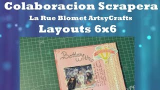 Colaboración Scrapera con La Rue Blomet ArtsYcrafts