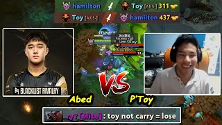 Abed 7.37 Timbersaw Twisted Chakram vs Toy DK MIDLANE BATTLE !!