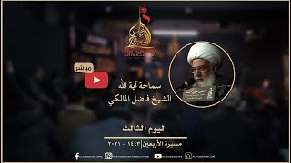 البث المباشر مسيرة الاربعين | سماحة آية الله الشيخ فاضل المالكي | مجالس الأربعينية 1443| 2021