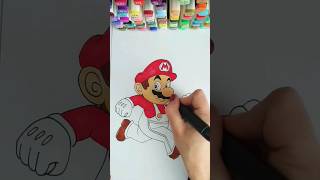 Super Mario #satisfying art❤ #shorts #trending #art #pintar