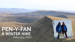 A winter hike up Pen-y-fan in the Brecon Beacons #breconbeacons #wales #walkingadventures