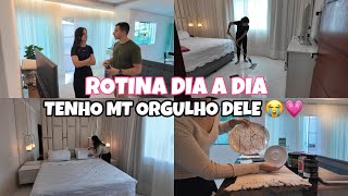 Os pendentes do quarto foram instalados ✨ Meu marido foi entrevistado + Recebidos dona de casa 💖