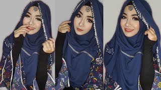 New Party Hijab Tutorial (2019) || Mahi ❤