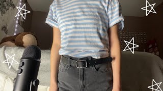 ASMR Jean + Shirt Scratching (Fabric Sounds)