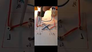 wireing diagram of 2way switch/ दो वे स्विच का वायरिंग डायग्राम #construction #electrical #life