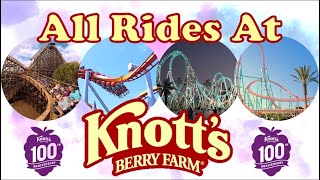 Knott's Berry Farm Every Coaster Challenge!! 2022