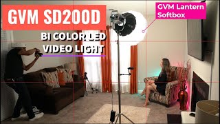 GVM SD200D Bi Color 200w LED COB Light