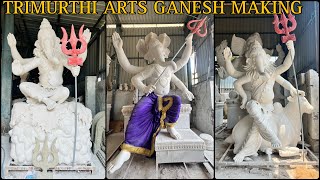 Trimurthi Arts Mumbai #Ganpati Making 2023 | Krishna Bandekar Kalakar #Ganesh Making in Hyderabad