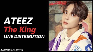 ATEEZ - The King | Line Distribution (Color Coded)