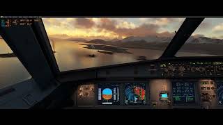 NICE landing USHUAIA Fenix A320 IAE2500