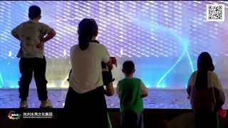 Music Dancing Fountain near Aegean Place in Shanghai