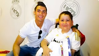 Ronaldo Meets Sick Boy With Terminal Cancer & Does The Unimaginable!