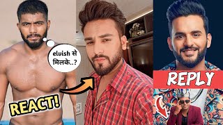 Elvish Yadav & Ankit Baiyanpuria Controversy React. Fukra Insaan Reply Puneet Superstar #elvishyadav