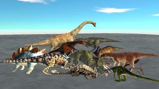 Herbivora Dinosaurs Vs Carnivore Dinosaurs - Animal Revolt Battle Simulator