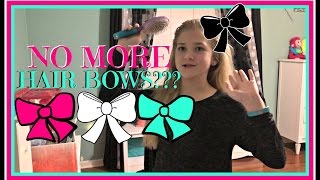 FIXING HER HAIR FOR SCHOOL: AND WHY DOESN'T MARISSA WEAR HER GIANT HAIR BOWS ANYMORE? VLOG