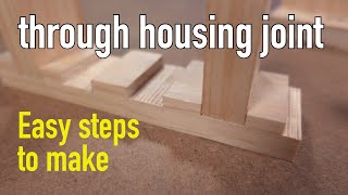 How to make a through housing joint...and how you might work through it with students