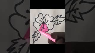 How to draw a cherry blossom drawing step by step