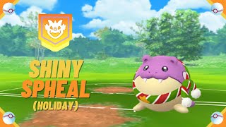 A Wild ✨ Shiny Holiday Spheal ✨ Appeared! [Pokemon GO] #shorts