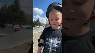 🤣🤷‍♂️🤣 no footer at the end. #scootertricks #scooter #shorts  #tricks #7yearsold #vans #grind