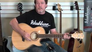 Demo - Washburn EA40SCE Acoustic/Electric Guitar