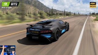 Forza Horizon 5 | Bugatti Divo | PC 4K Ultra Graphics | Logitech G29 Gameplay