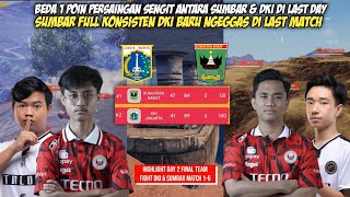 HIGHLIGHT PERSAINGAN SENGIT DKI & SUMBAR DI LAST DAY FINAL PON PUBGM ACEH SUMUT 2024 - MATCH 1-6