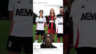 AEW in the Premier League?? #aew #premierleague #epl #fulham #mjf #shorts #viralvideo