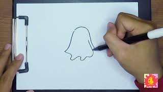 How to Draw Boo Halloween