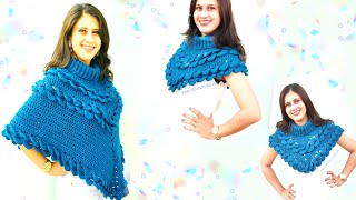 De Cuello a Poncho Tejido en Crochet, 2 Opciones para Tejer! 😱😍😍😍