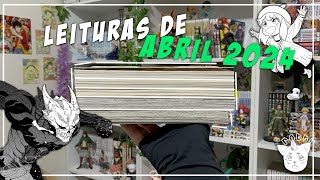 Leituras de Abril 2024 📚 Mangás | Registro de leitura #1