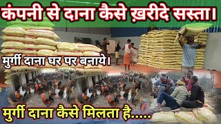 कंपनी से मुर्गी दाना कैसे ख़रीदे।मुर्गी दाना। Poultry feed. Ffg, RiR, Sonali murgi feed kaise banaye.