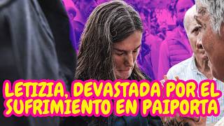 La Reina Letizia llorando en Paiporta, abrazando a los afectados por la tragedia