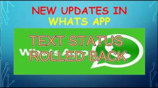 WHATS APP -WHATS APP- NEW FEATURES -जानिए व्हाट्सअप के यह न्यू  फ़ीचर्स