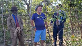 Management at the 4 month old Sanken'i Deaf SyntropicAgroforestry Centre in Zambezi Zambia