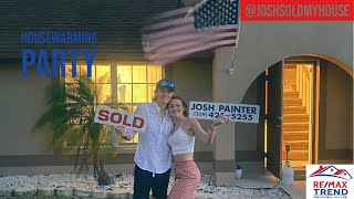 RE/MAX Trend Video of a House warming party hosted by brand new homeowners in Southwest Florida.