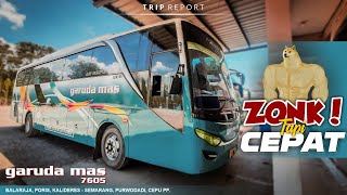 DAPET ZONK, TAPI CEPAT SAMPAI! | Trip Report Garuda Mas 7605 (Poris - Semarang)