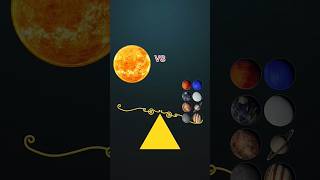 Sun vs all planets #shortsfeed #youtubeshorts #shorts