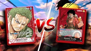 Luffy Vs Zoro | One Piece TCG [OP-02] Tournament Gameplay