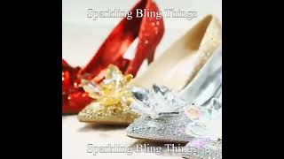 Sparkling Bling Crystal Rhinestone Cinderella Wedding Shoes https://sparklingblingthings.com/