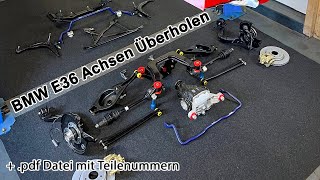 BMW E36 - Warum PU-Lager KEINEN Sinn machen! | Vorderachse + Hinterachse ALLES NEU! | QUALITATIEF