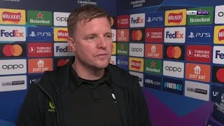 Eddie Howe Post Match Interview | Newcastle Vs PSG 4-1 |