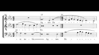 Agnus Dei - Byrd - Mass for 3 Voices